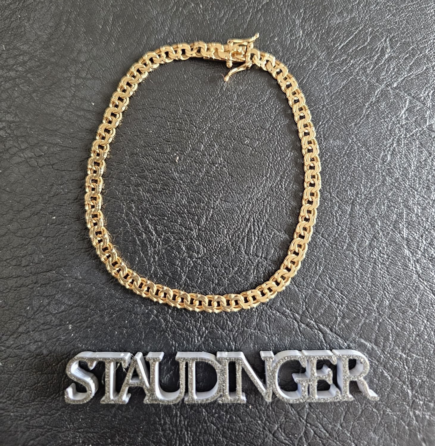 18k Goldkette Armkette Bismarck 18 Karat 750er 18,5 cm 6,3 g