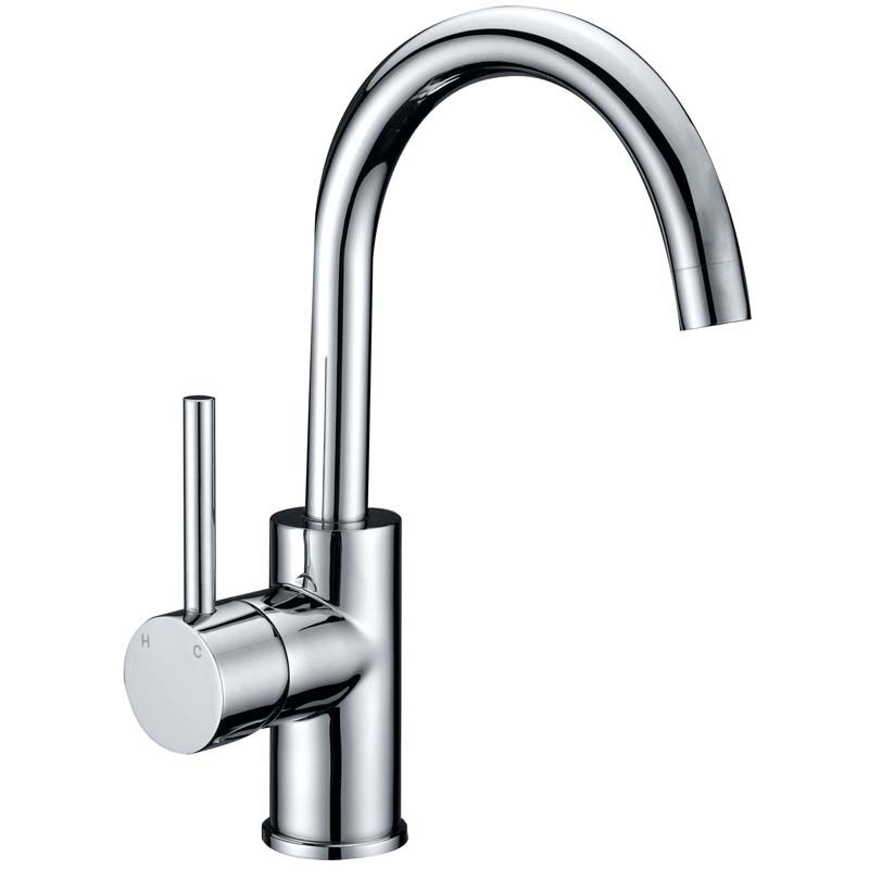 P&P OTUS PIN HANDLE GOOSENECK BASIN MIXER