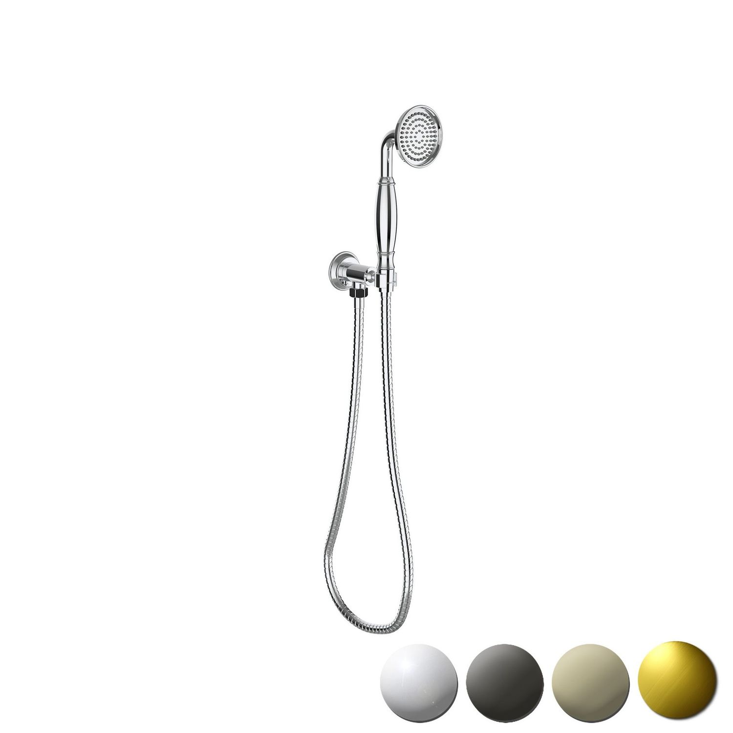 IKON Clasico Hand Shower On Wall Outlet Bracket