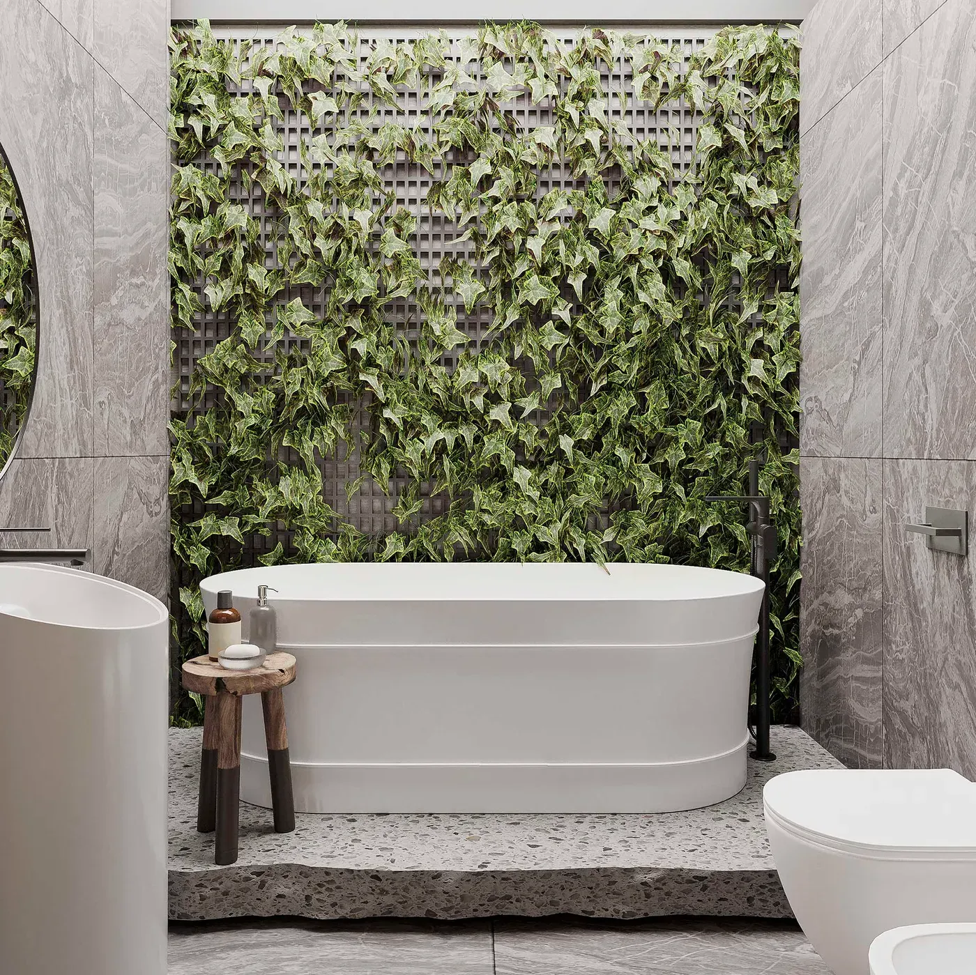 OTTI ATTICA BONDI 1500 GLOSS WHITE BATH