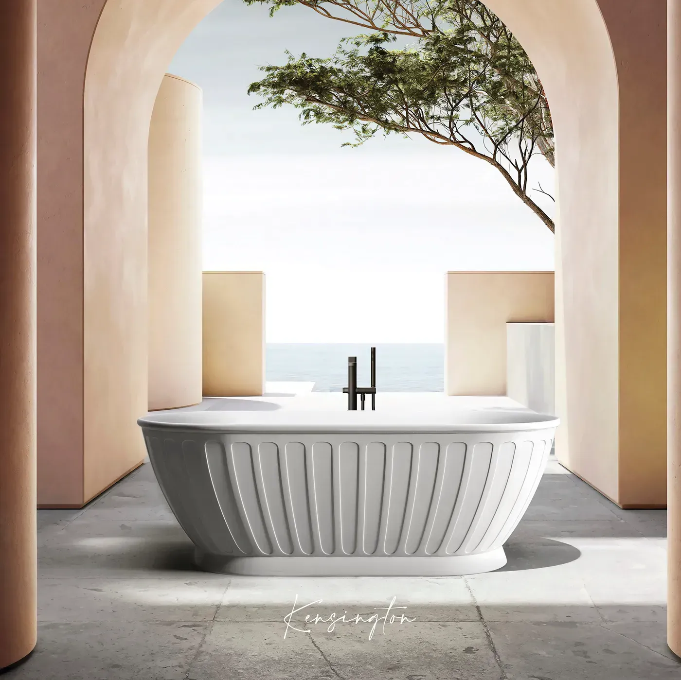 OTTI ATTICA KENSINGTON 1500 GLOSS WHITE BATH