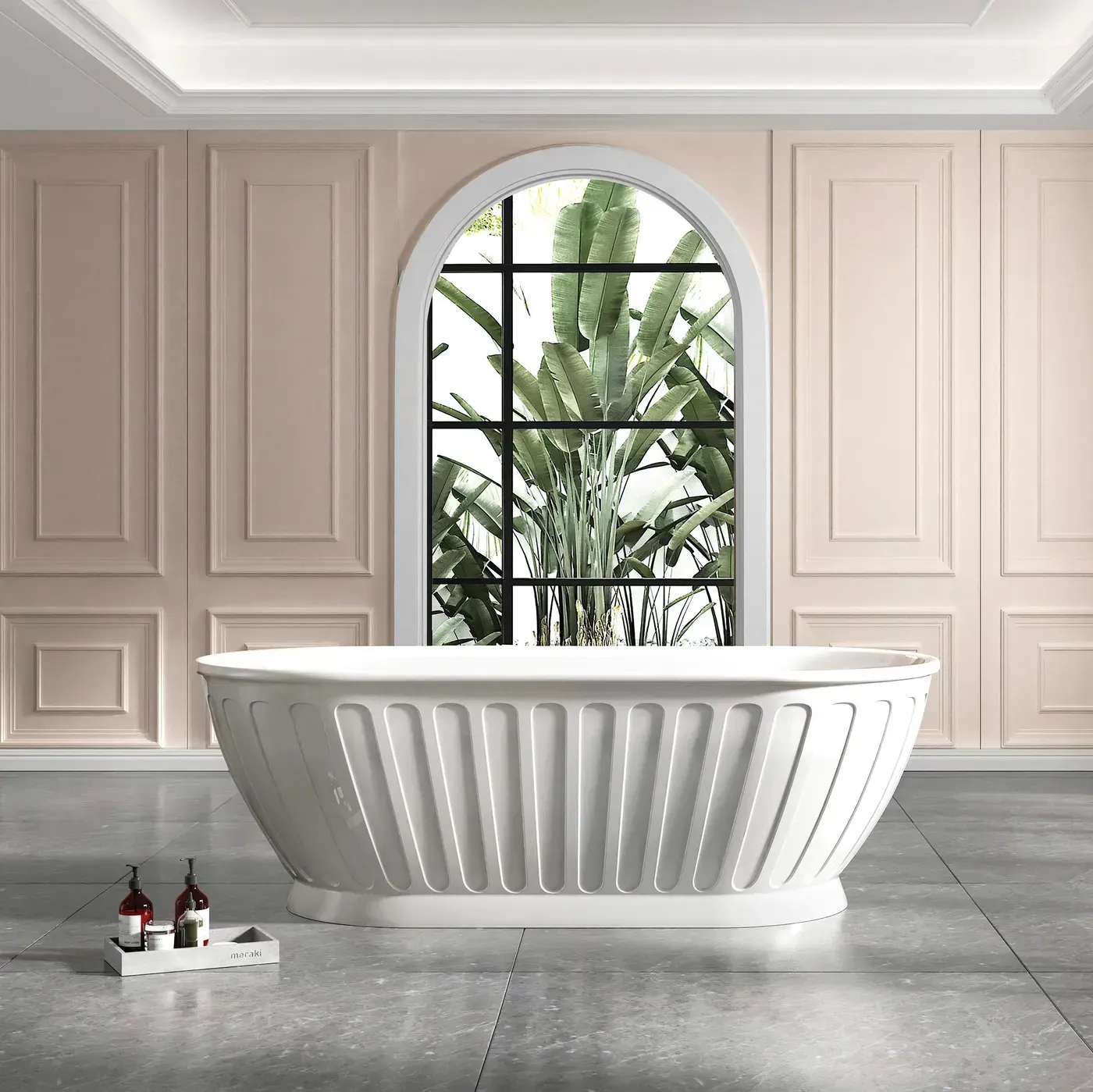 OTTI ATTICA KENSINGTON 1700 GLOSS WHITE BATH