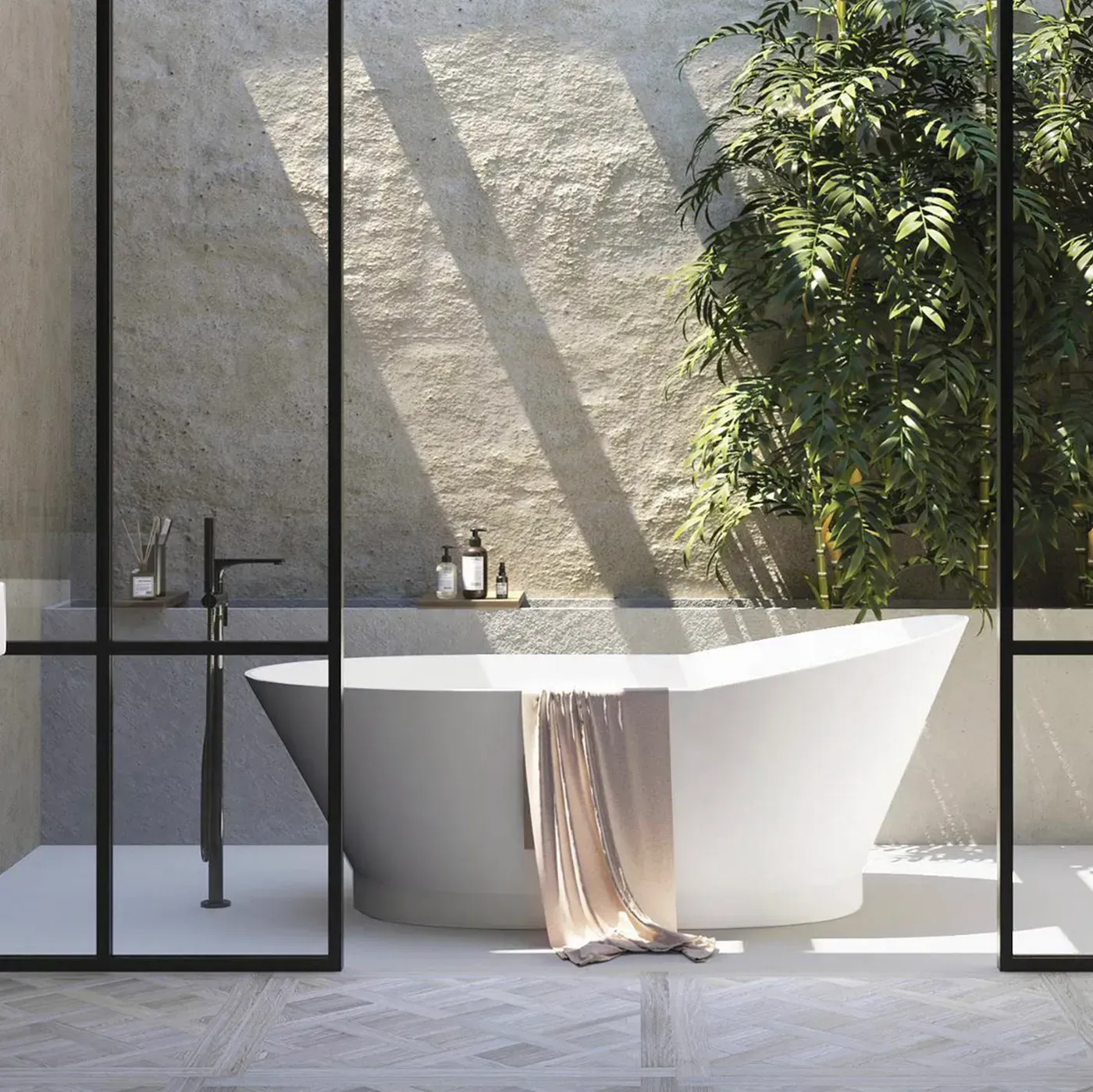 OTTI ATTICA LONDON 1700 GLOSS WHITE BATH