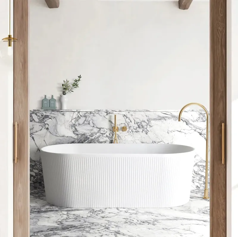 OTTI ATTICA NOOSA 1500 MATTE WHITE BATH
