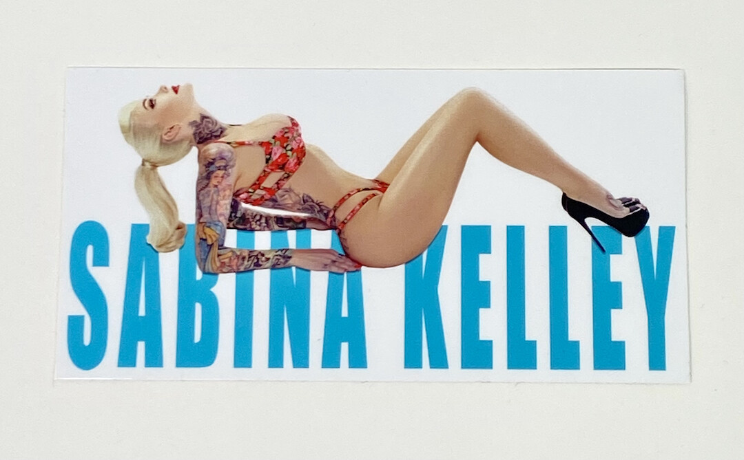 Laid Back Sticker – STORE – Sabina Kelley's Official Website | Fashion  Model | Pin-up Model | Dancer | Burlesque Dancer and more