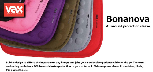 VAX BOnanova Sleeve for iPad (Various Colors)