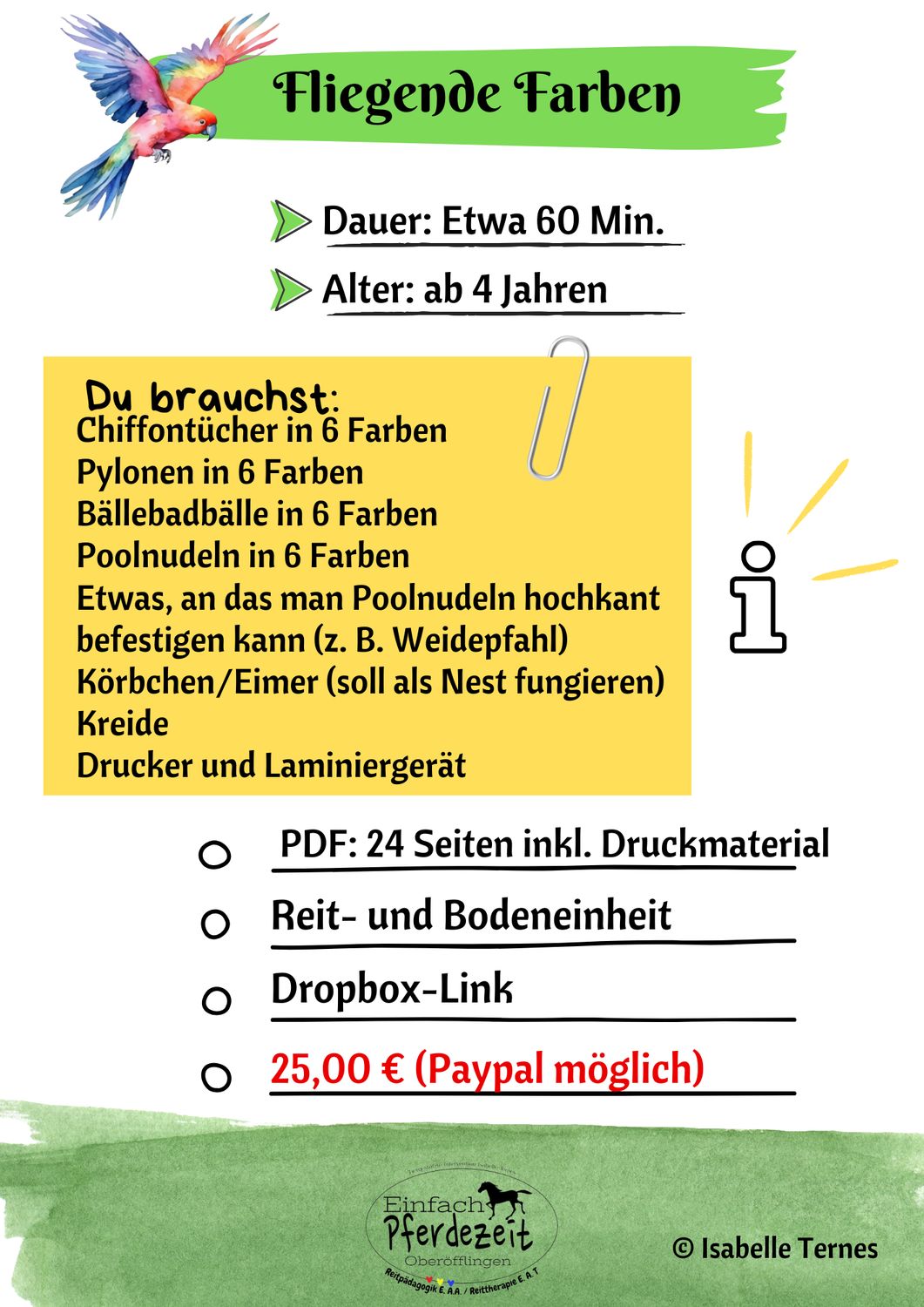 Fliegende Farben