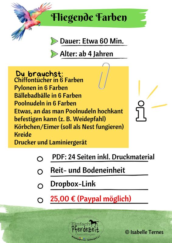 Fliegende Farben