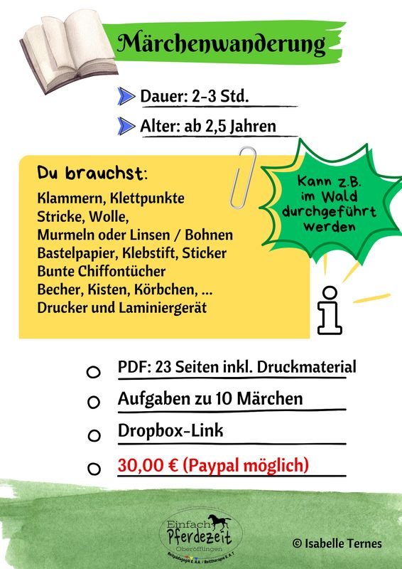 Aktion: Märchenwanderung