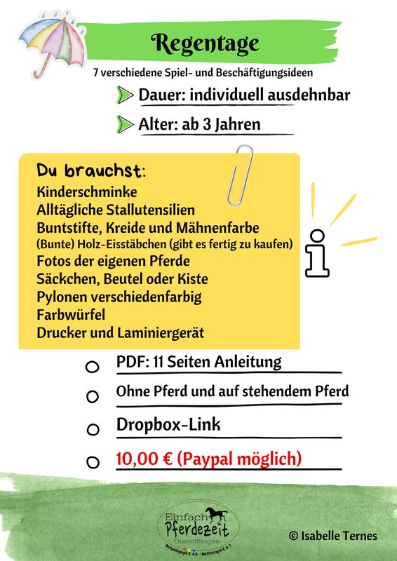 7 Spielideen bei Regen