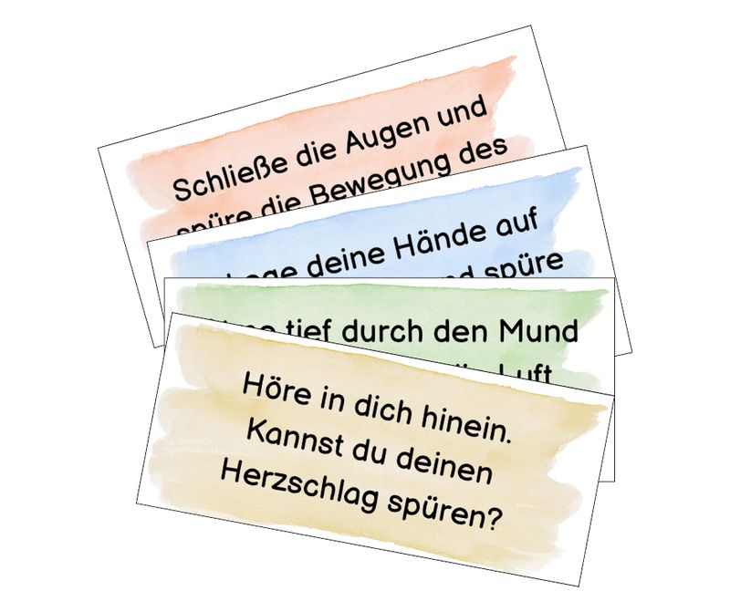 30 Achtsamkeitskarten