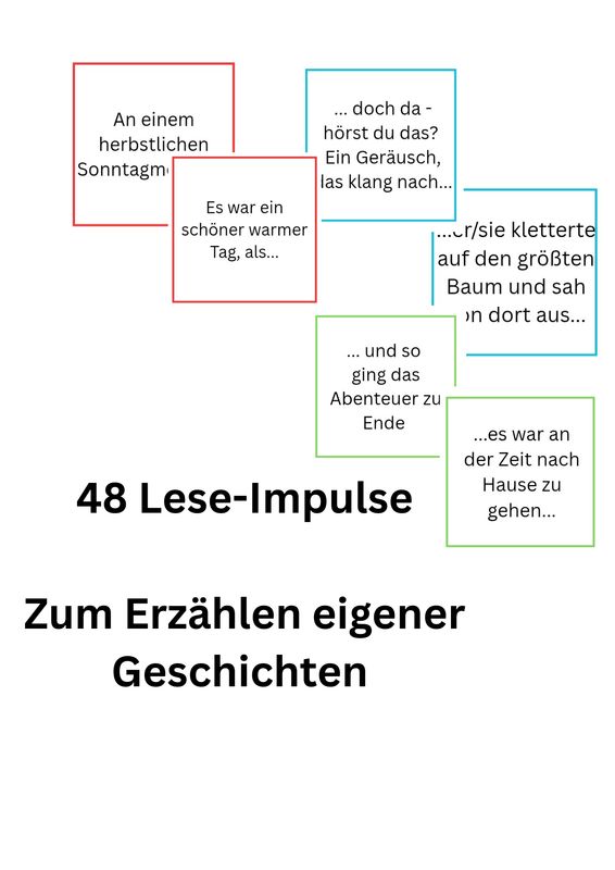 48 Lese-Impulse - tiergestützte Leseförderung
