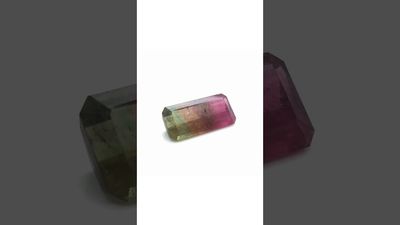 Tourmaline Bicolor 37,36 CT Rectangular 32x15