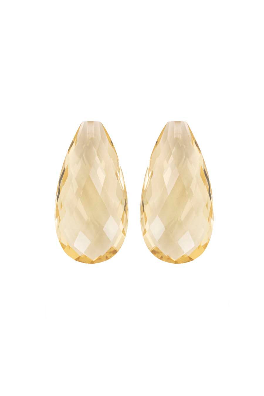Pair of Citrine 45,75 CT Pearshape 9x15