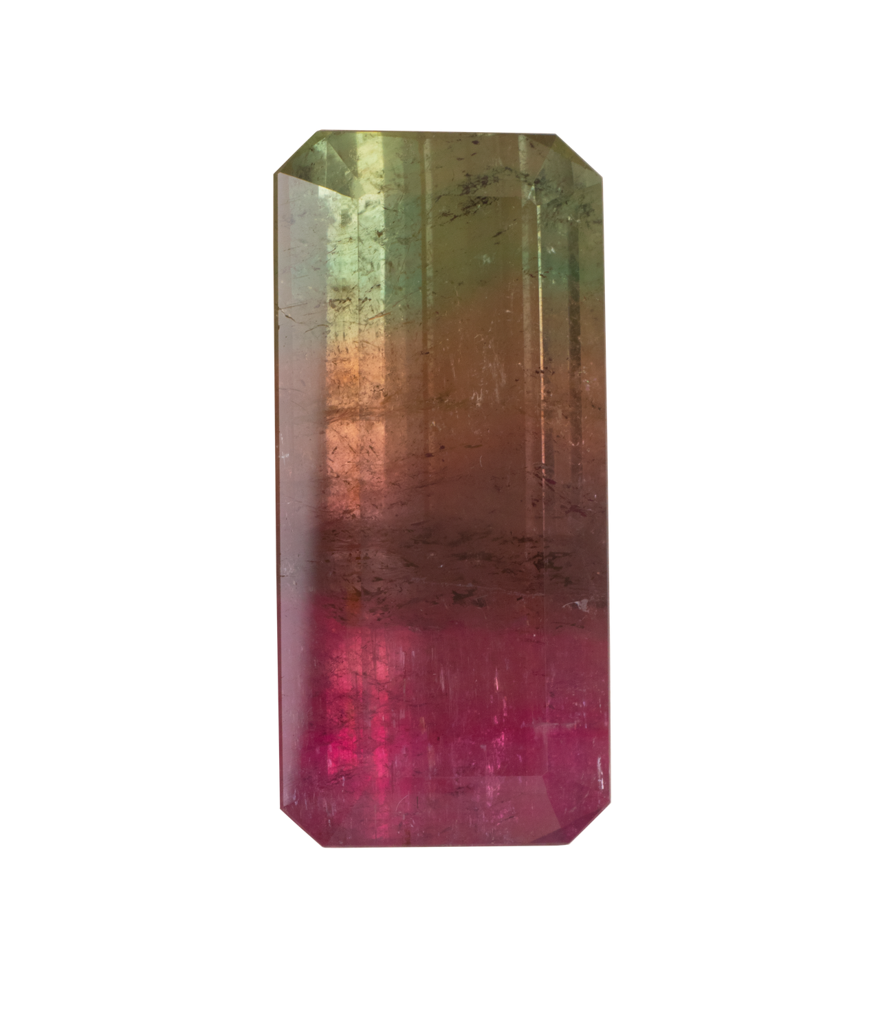 Tourmaline Bicolor 37,36 CT Rectangular 32x15