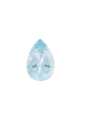 Aquamarine 5,33 CT Pearshape 15X10