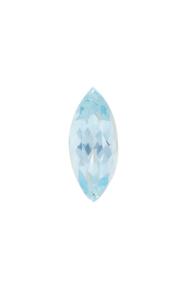 Aquamarine 4,24 CT Navette 17.5X7.5