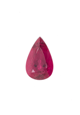 Rubellite 7,83 CT Pearshape 16.5x10.6