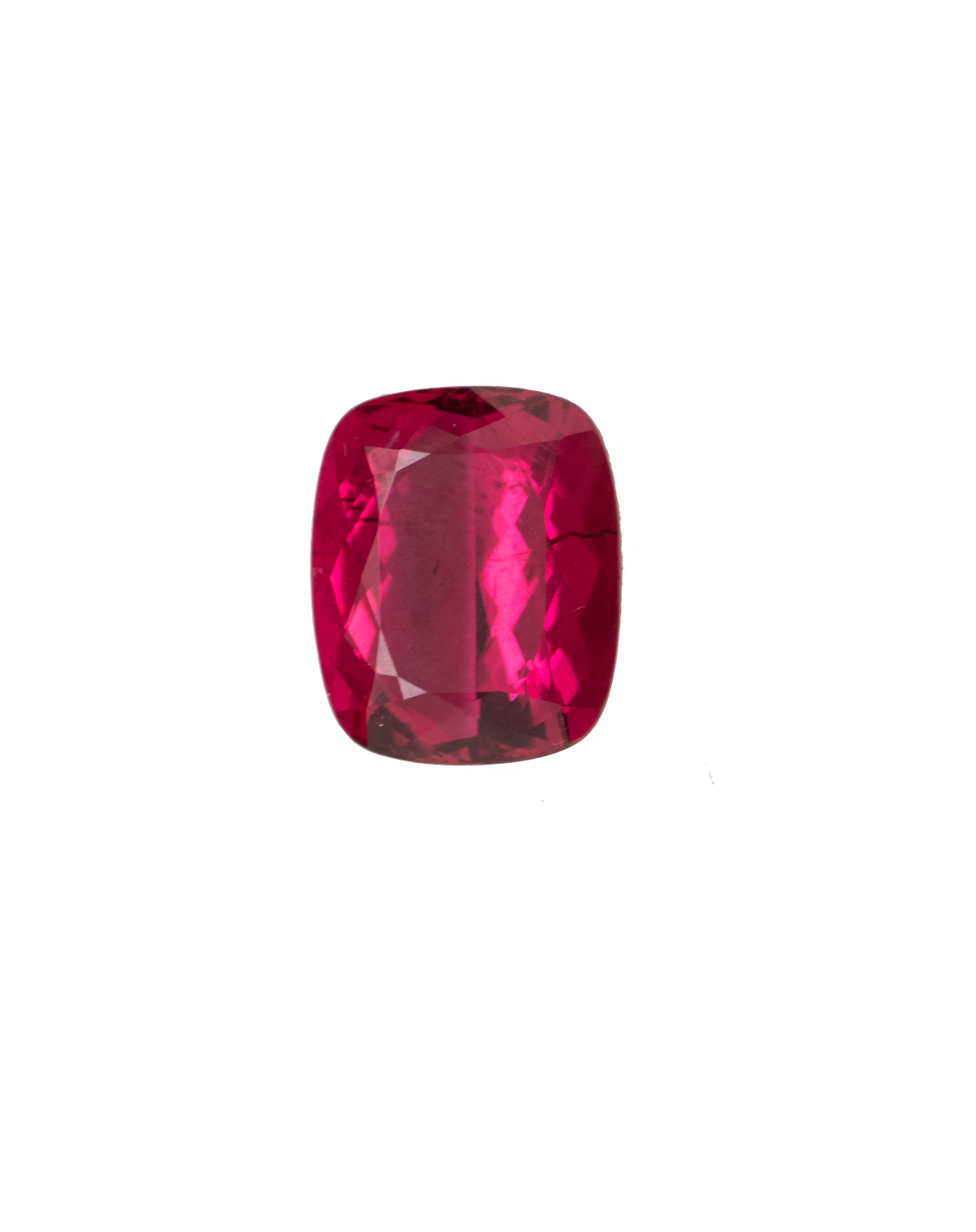 Rubellite 7,63 CT Cushion 13.5x11.2