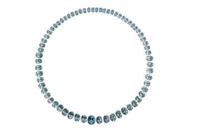 Layout Aquamarine Necklace 61,14 CT