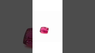 Rubellite 5,03 CT Cushion 11.6x8.7