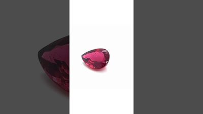 Rubellite 27,55 CT Pearshape 25x18