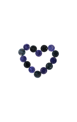 Layout Pendant Iolite and London Topaz Heart 1,73 CT