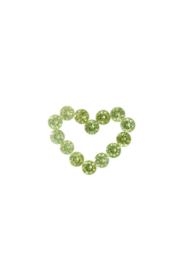 Layout Pendant Peridot Heart 1,84 CT