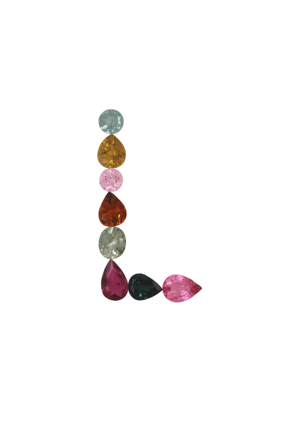 Layout Pendant Letter &quot;L&quot; 2,47 CT