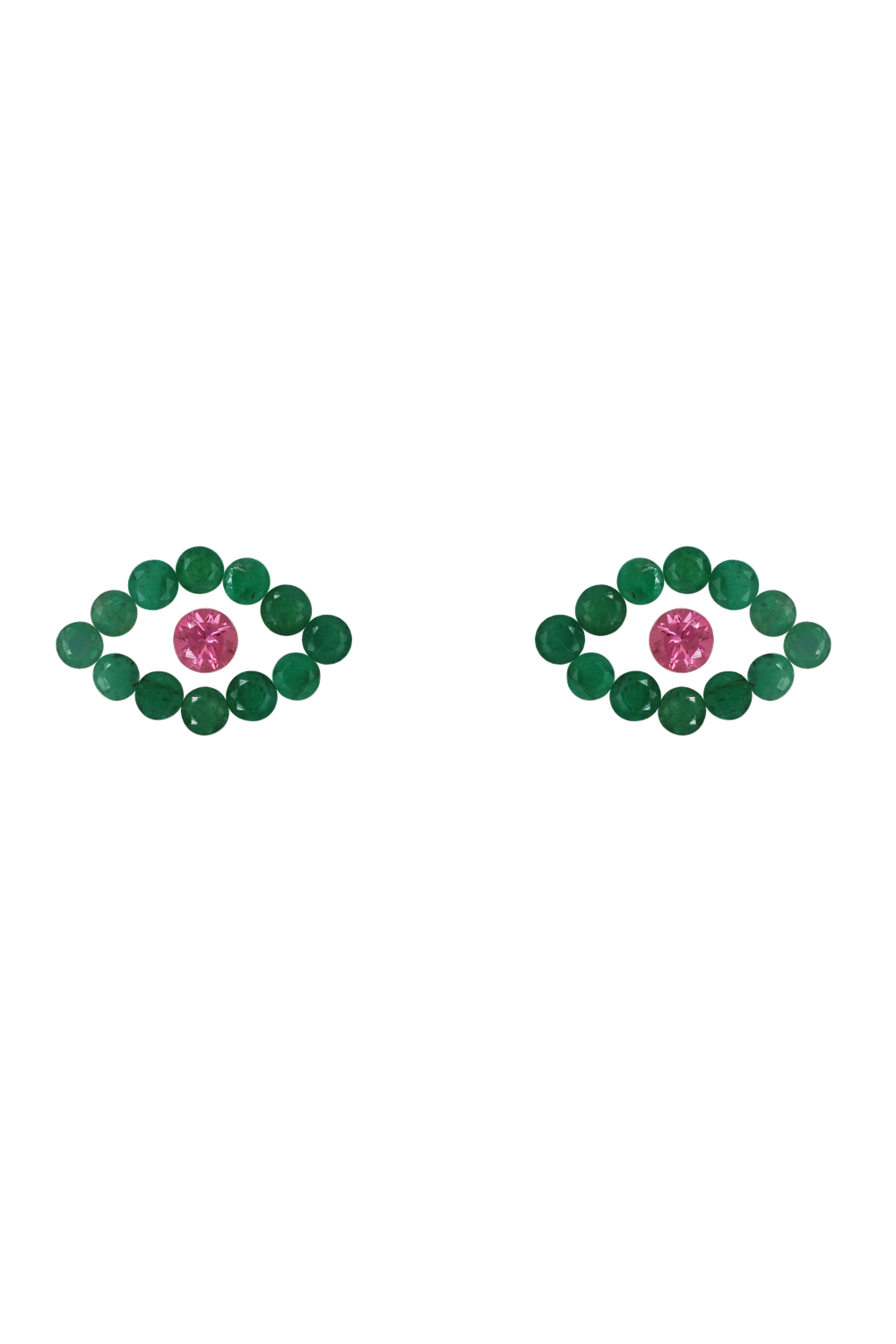 Layout Par of Earring Emerald Eyes 1,81 CT