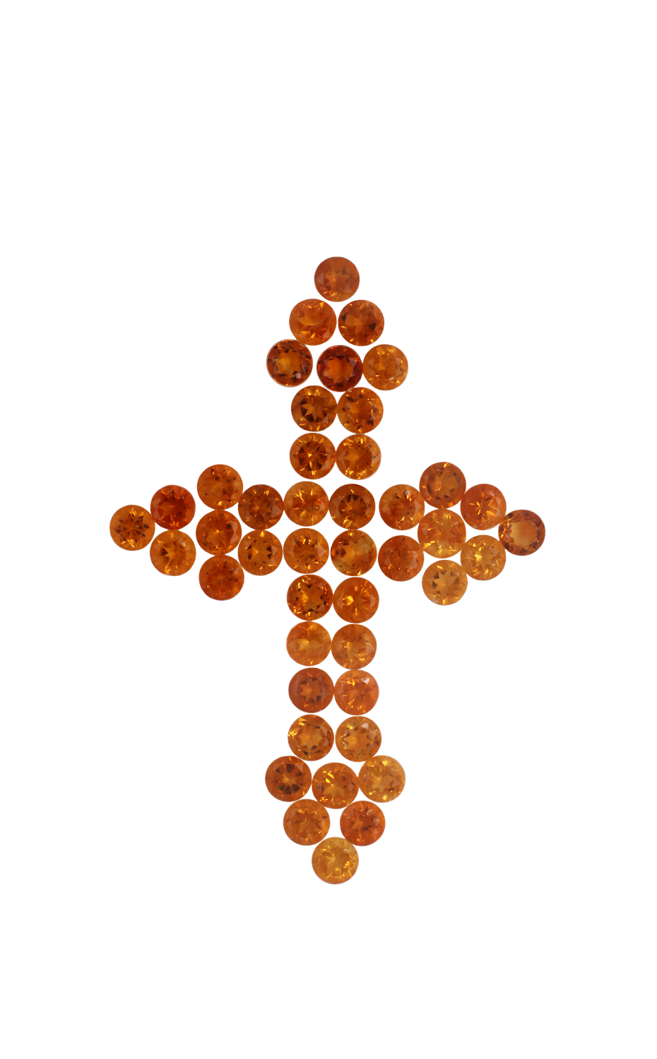 Layout Pendant Citrine Cross 3,33 CT