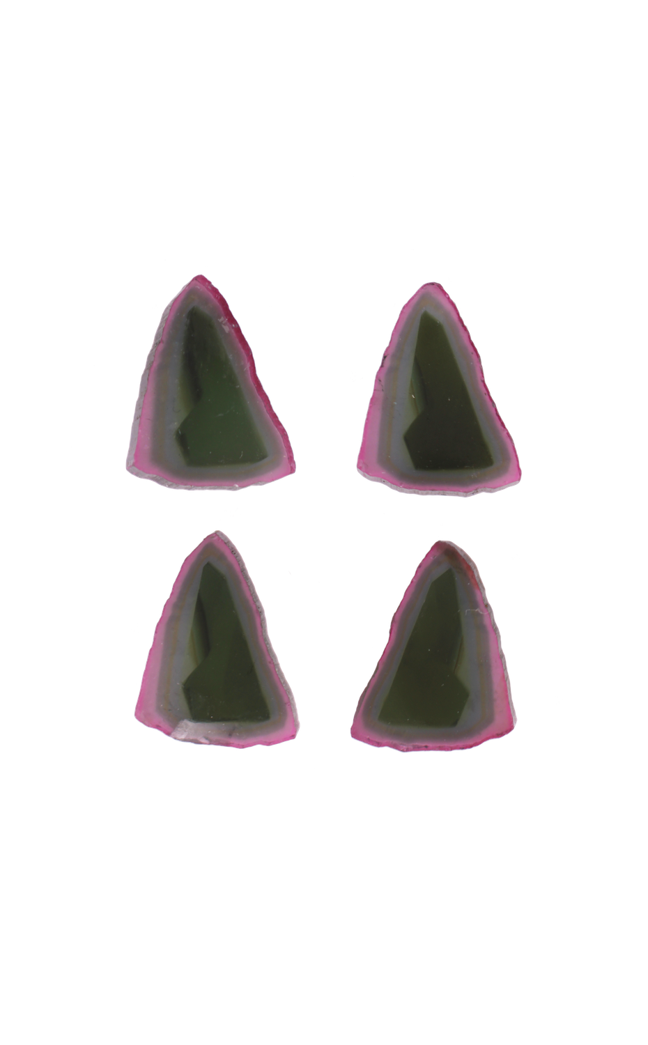 Watermelon Tourmaline Flat Mix 4 pieces 11,91 CT