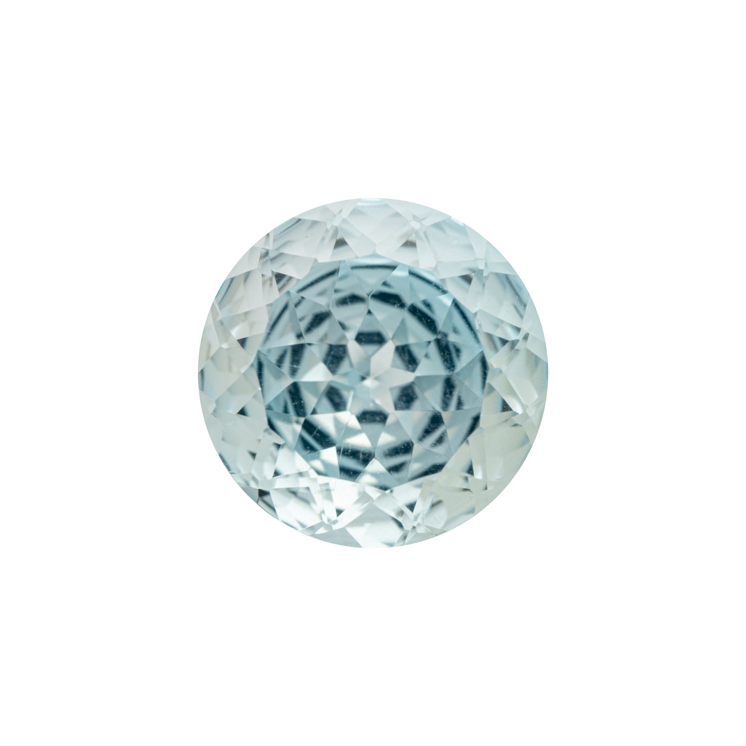 TOPAZ SKY 25,95 CT BRIOLLET ROUND 20mm