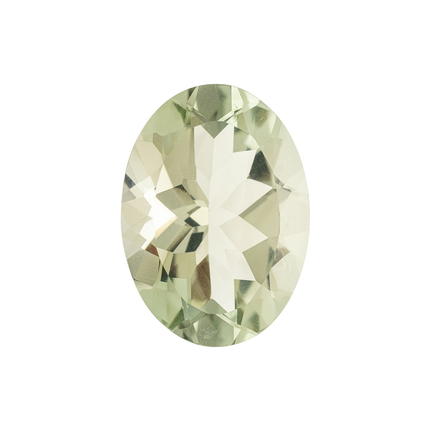 Prasiolite 10,61 CT Oval 18x13