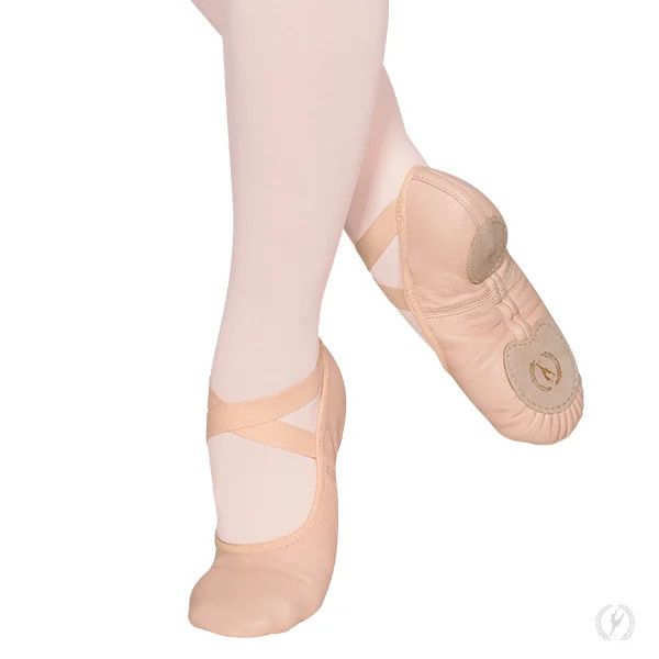 COUPE LEATHER SPLIT SOLE BALLET SHOE-ADULT-