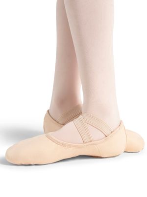 HANAMI CANVAS SPLIT SOLE BALLET SHOE-CHILD-, Color: LPK -, Size: 8, Width: M