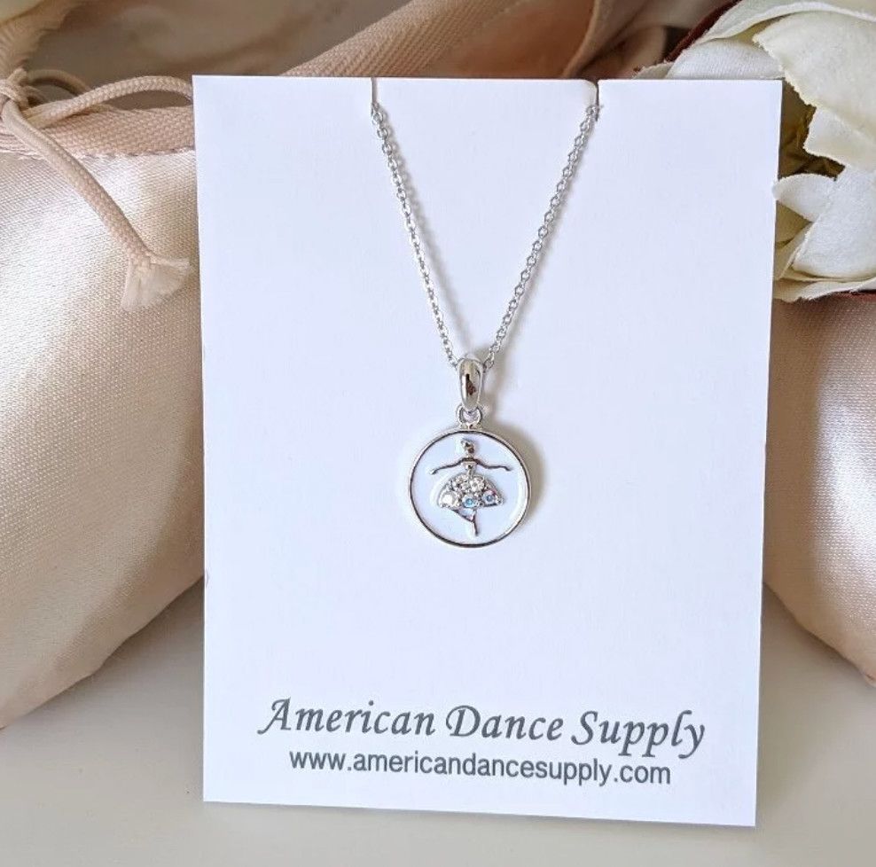 SMALL BALLERINA NECKLACE - SILVER