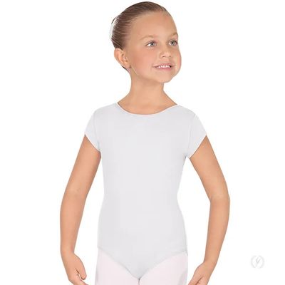 MICROFIBER SHORT SLEEVE LEOTARD-CHILD-