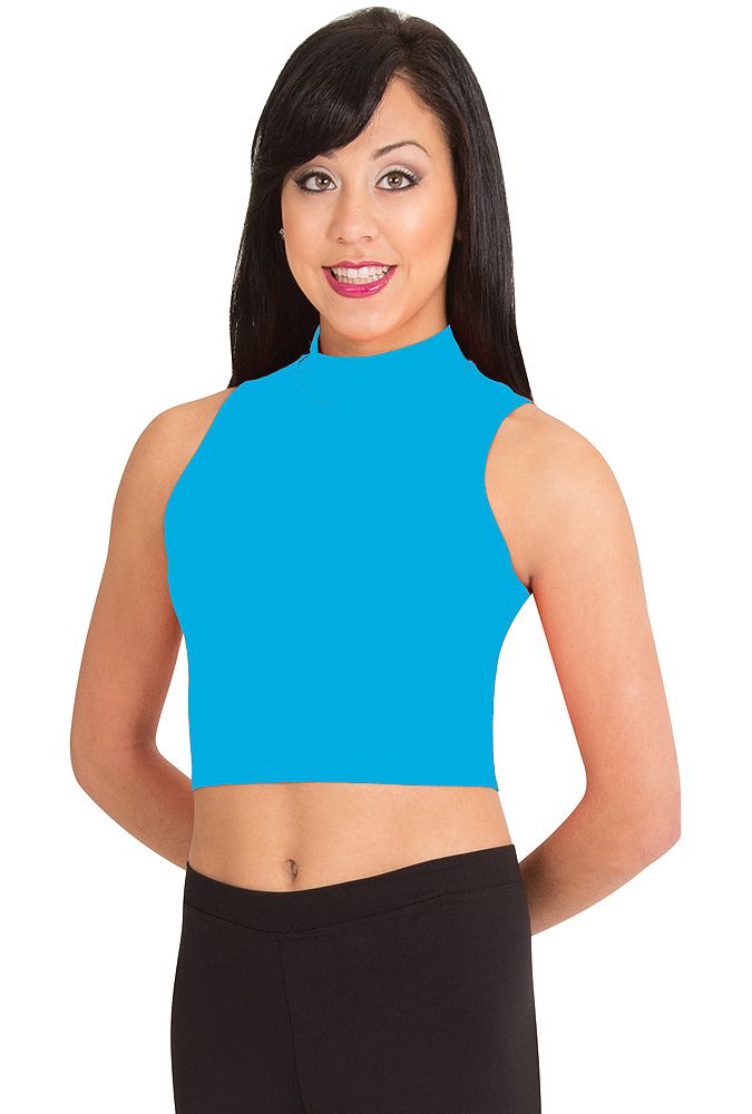 MOCK NECK PULLOVER DANCE TOP-ADULT-