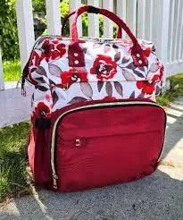 CHIC BALLET BACKPACK - CRIMSON FLORAL