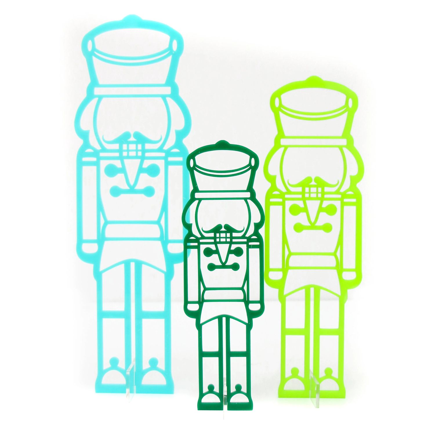 ACRYLIC NUTCRACKERS - SET OF 6