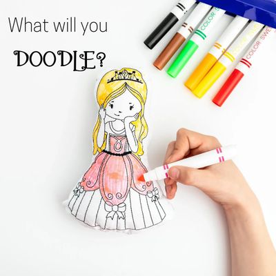 DOODLE PILLOW NUTCRACKER