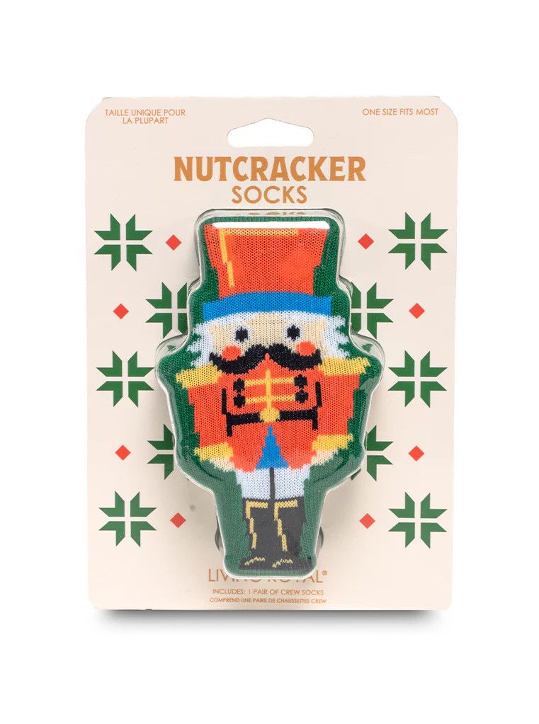 NUTCRACKER CREW SOCKS - GRN