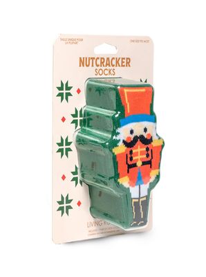 NUTCRACKER CREW SOCKS - GRN