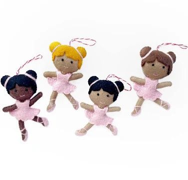 BALLERINA WOOL ORNAMENT -