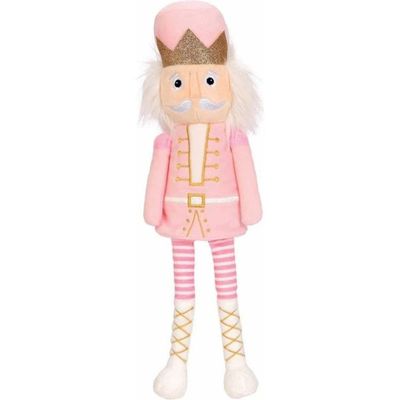 PLUSH NUTCRACKER - PINK/GOLD