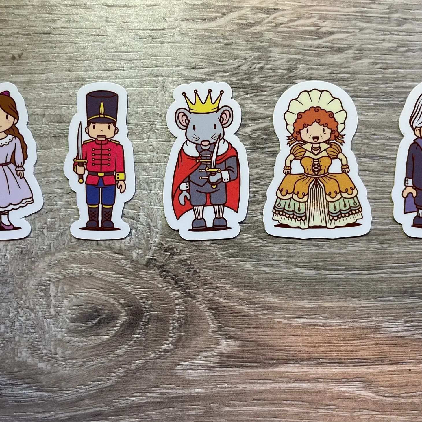 NUTCRACKER GANG STICKERS