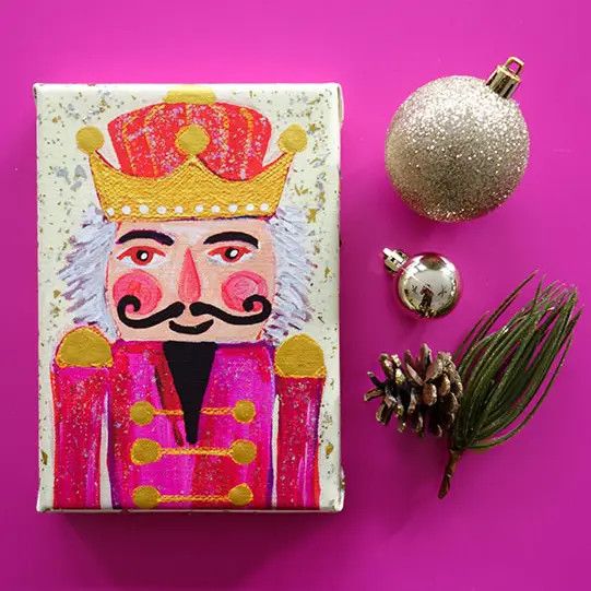 NUTCRACKER PRINT - MILK/COOKIES