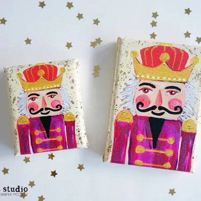 NUTCRACKER PRINT - MILK/COOKIES