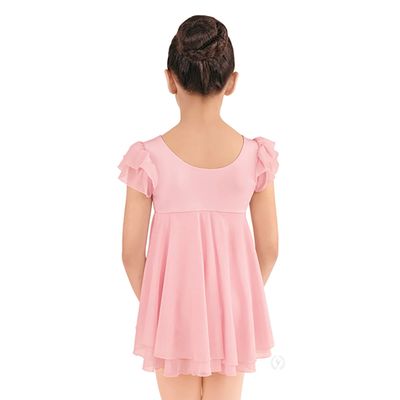 SILHOUETTE MESH FLUTTER DRESS-CHILD-